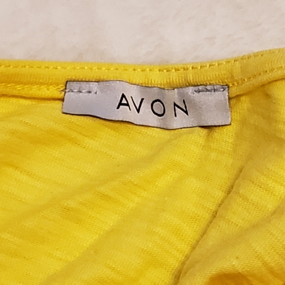 Avon Yellow Lace Sleeve Top - Picture 11 of 16